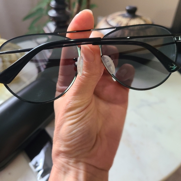 AVIATOR BLACK SUNGLASSES - Picture 3 of 9